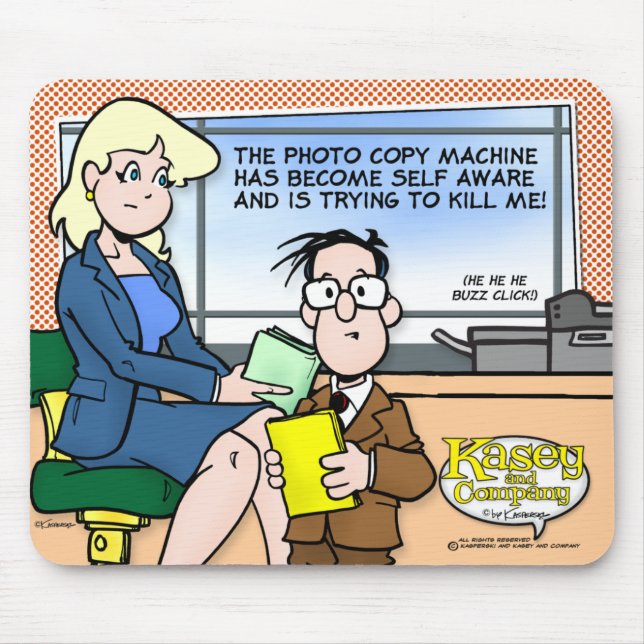 Tapis De Souris La machine de copie (Devant)