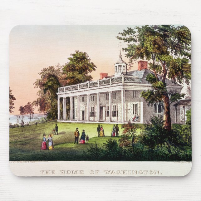 Tapis De Souris La maison de George Washington (Devant)