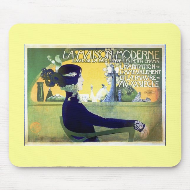 Tapis De Souris La Maison Moderne Art Nouveau (Devant)
