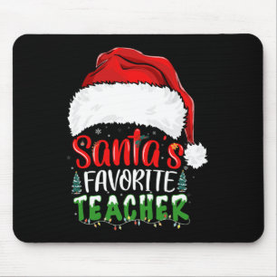 Tapis De Souris La maîtresse préférée du Père Noël Noël amusant Pr