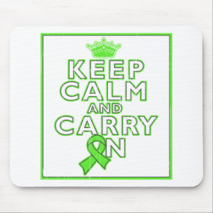 Tapis De Souris La maladie de Lyme gardent le calme et continuent