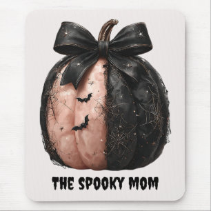 Tapis De Souris La maman Éffrayante Citrouille d'Halloween