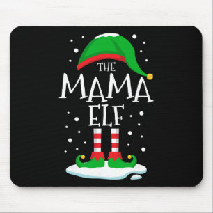 Tapis De Souris La Maman Elfe Noël Famille Matching Xmas Maman Gr