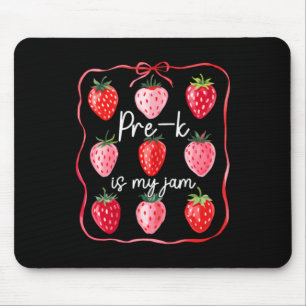 Tapis De Souris La maternelle est ma passion Fraise Fruit Enseigna