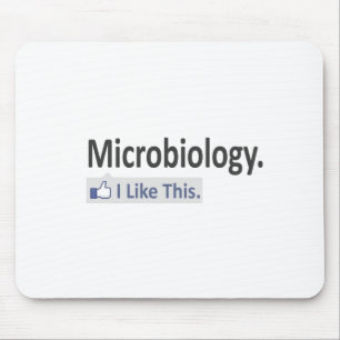 Tapis De Souris La Microbiologie... J'Aime Ça
