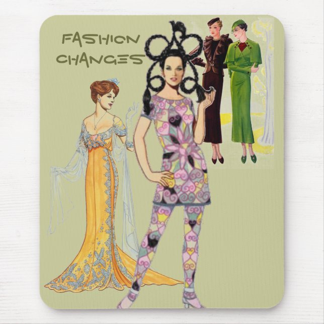 Tapis De Souris La mode change Mousepad (Devant)