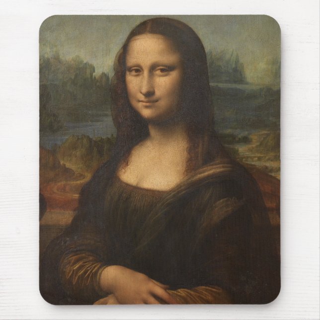 Tapis De Souris La Mona Lisa par Leonardo da Vinci (Devant)