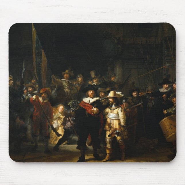 Tapis De Souris La montre de nuit (Devant)