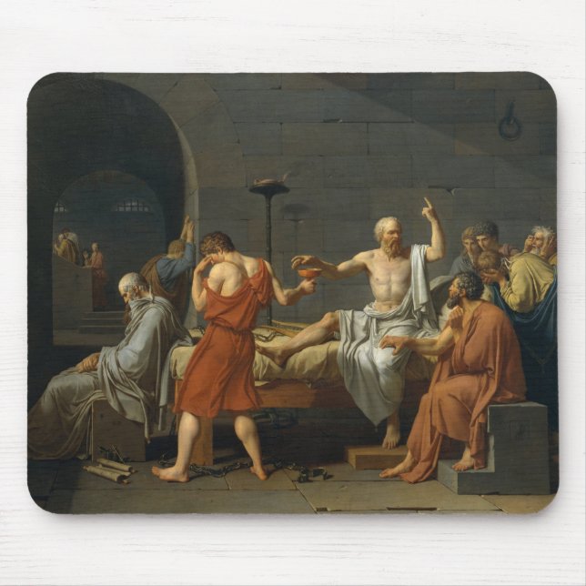 Tapis De Souris La mort de Socrates (Devant)