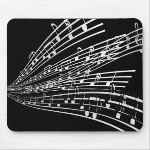 Tapis De Souris La musique note des symboles de notation musicale