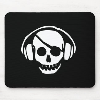 Tapis De Souris La musique Pirater Mousepad de baie de pirate