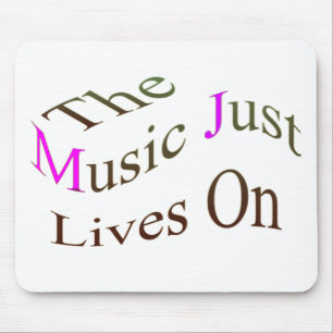 Tapis De Souris La Musique Vit En Vie