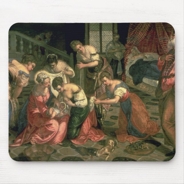 Tapis De Souris La naissance de St John le baptiste, 1550-59 (Devant)