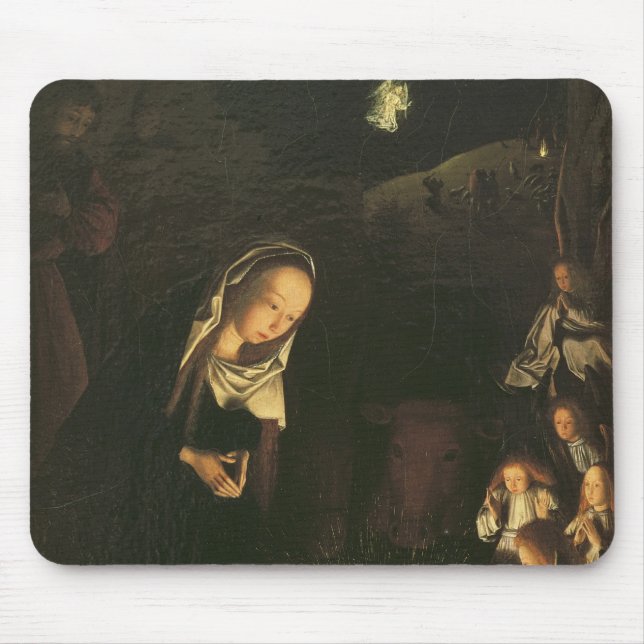 Tapis De Souris La nativité la nuit (Devant)