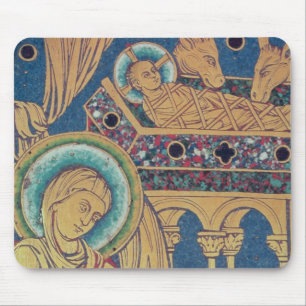 Tapis De Souris La nativité, panneau le du Verduner