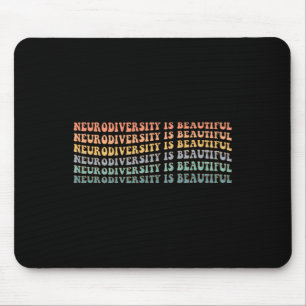 Tapis De Souris La neurodiversité est belle - Sensibilisation sur