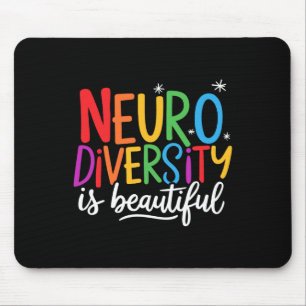 Tapis De Souris La neurodiversité est belle Sped Adhd Tdah Autisme