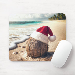 Tapis De Souris La noix de coco sur une plage