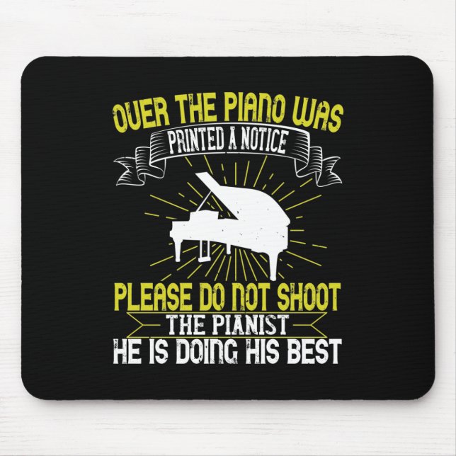 Tapis De Souris La Notice du piano (Devant)