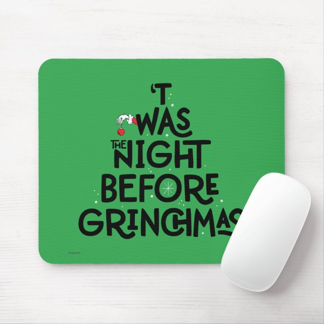 Tapis De Souris La Nuit avant Grinchmas (Avec souris)