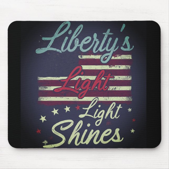 Tapis De Souris La nuit des flammes de la Liberté Mousepad (Devant)
