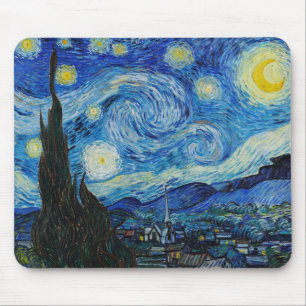 Tapis De Souris La Nuit étoilée - Vincent Van Gogh