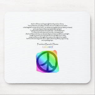 Tapis De Souris La parole Mousepad d'Obamas