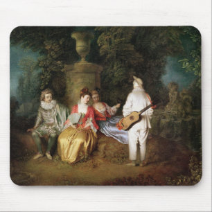 Tapis De Souris La partie à quatre, c.1713