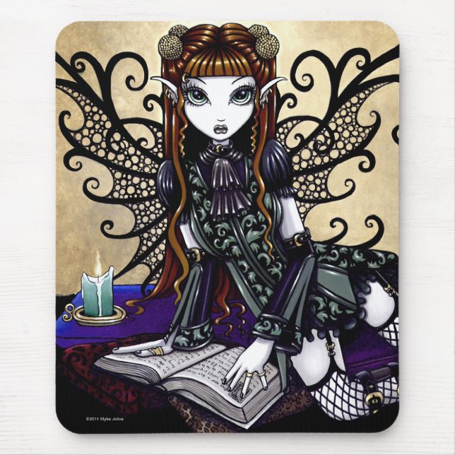 Tapis De Souris La "patience" Mousepad féerique victorien gothique (Devant)