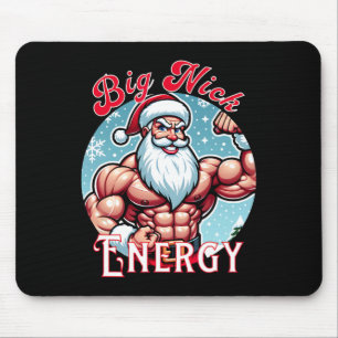 Tapis De Souris La patrouille musclée du Père Noël Big Nick Energy