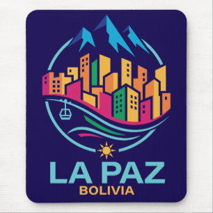 Tapis De Souris La Paz Bolivie Amérique du Sud