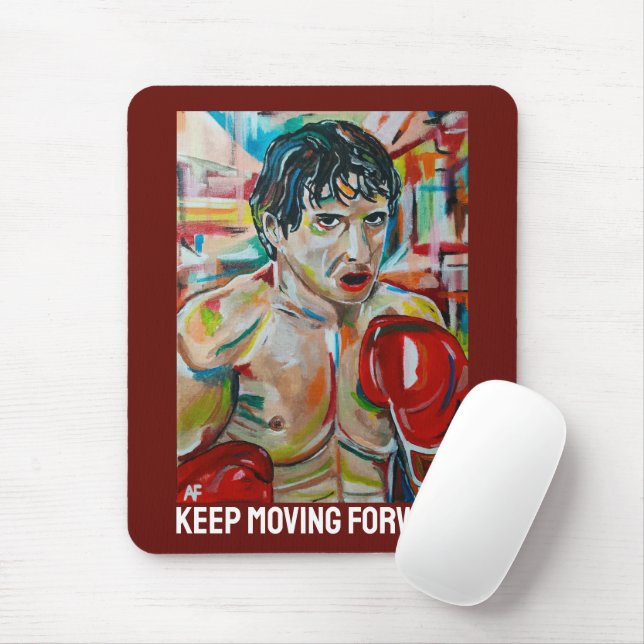 Tapis De Souris La peinture The Boxer par Alfred Fox (Avec souris)