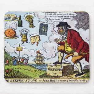 Tapis De Souris La pierre de progression, John Taureau piaulant