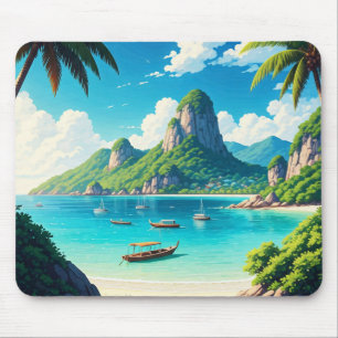 Tapis De Souris La plage de Ko Samui Thaïlande