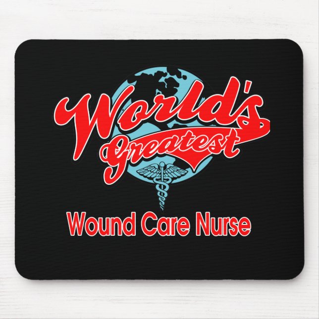 Tapis De Souris La plus grande infirmière de soin de la blessure (Devant)