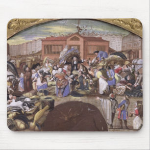 Tapis De Souris La poissonnerie chez Les Halles, c.1660