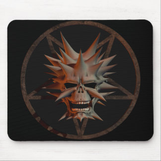 Tapis De Souris La porte Mousepad déplaisant de diables