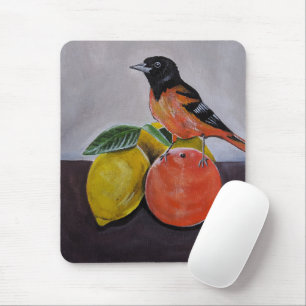 Tapis De Souris La pose reposante de l'Oriole par Alfred Fox