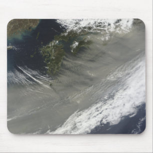 Tapis De Souris La poussière au-dessus du Japon