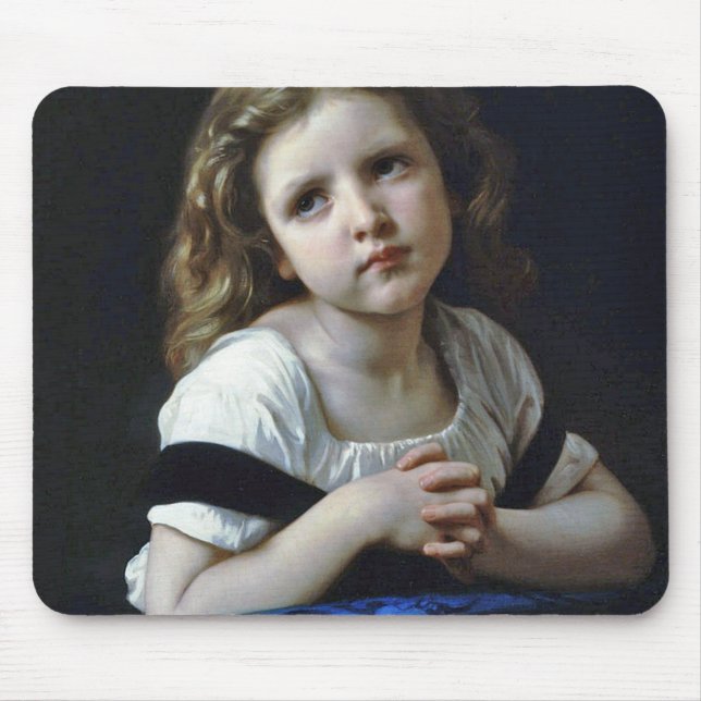 Tapis De Souris La Prière, Bouguereau (Devant)