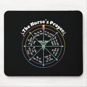Tapis De Souris La prière de l'infirmière Semaine de l'infirmière 
