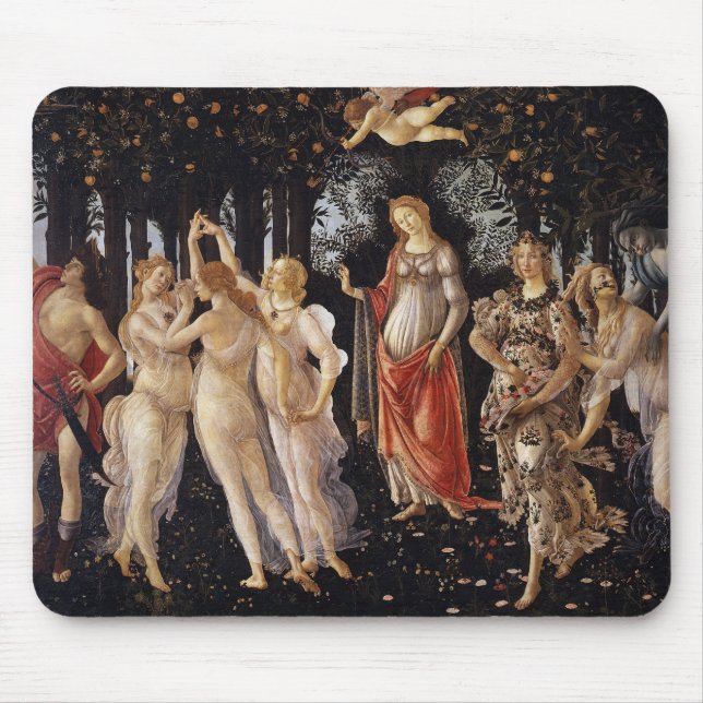 Tapis De Souris La Primavera (printemps) par Sandro Botticelli (Devant)