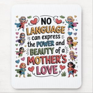 Tapis De Souris La Puissance Et La Beauté De L'Amour D'Une Mère