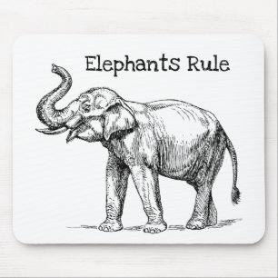Tapis De Souris La règle des éléphants