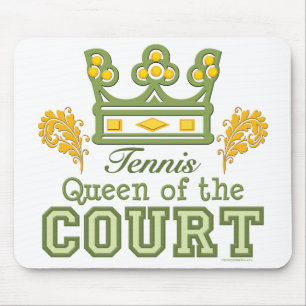 Tapis De Souris La Reine du tennis de cour Mousepad