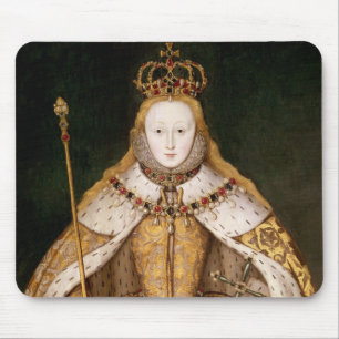 Tapis De Souris La Reine Elizabeth I dans des robes longues de