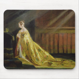 Tapis De Souris La Reine Victoria dans sa robe longue de