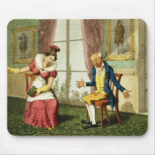 Tapis De Souris La remontrance, pub. par G. Humphrey, 1821 (colo