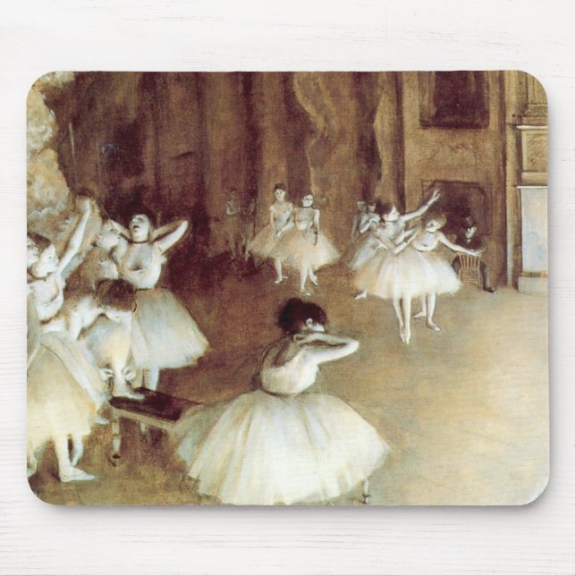 Tapis De Souris La répétition de Degas sur scène (Devant)