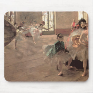 Tapis De Souris La Répétition d'Edgar Degas, Art de ballet vintage